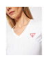 Guess Тишърт Ss Vn Mini Triangle W1GI17 J1311 Бял Slim Fit - Pepit.bg