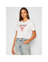 Guess Тишърт Triangle Logo E02I01 K8FY0 Бял Relaxed Fit - Pepit.bg