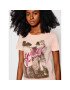 Guess Тишърт W1GI0K JA900 Розов Regular Fit - Pepit.bg