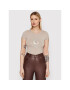 Guess Тишърт W1RI14 KAKZ2 Бежов Regular Fit - Pepit.bg
