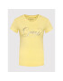 Guess Тишърт W2GI24 KA0Q1 Жълт Regular Fit - Pepit.bg