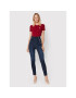 Guess Тишърт W2YI44 J1311 Бордо Slim Fit - Pepit.bg