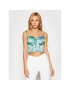 Guess топ Milan W0YP64 RD460 Зелен Slim Fit - Pepit.bg