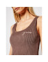 Guess топ Rib Tank O1GR02 ZZ04L Кафяв Regular Fit - Pepit.bg