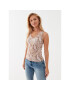 Guess топ Sabrina W3YP35 KB7I2 Бежов Regular Fit - Pepit.bg
