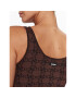 Guess топ V3BP06 ZZ04N Кафяв Slim Fit - Pepit.bg