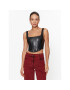 Guess топ W3BP39 K8S30 Черен Slim Fit - Pepit.bg