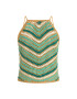 Guess топ W3GR29 Z36T0 Зелен Regular Fit - Pepit.bg