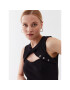 Guess топ W3YP11 K8RT2 Черен Slim Fit - Pepit.bg