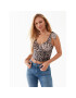 Guess топ W3YP24 KBBF2 Кафяв Slim Fit - Pepit.bg