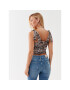 Guess топ W3YP24 KBBF2 Кафяв Slim Fit - Pepit.bg
