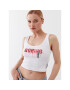 Guess топ W3YP50 KA0H1 Бял Cropp Fit - Pepit.bg