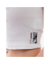 Guess топ W3YP50 KA0H1 Бял Cropp Fit - Pepit.bg
