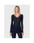 Hanro Блуза Woolen Lace 2994 Черен Slim Fit - Pepit.bg