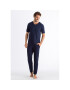 Hanro Тишърт Casuals 5035 Тъмносин Regular Fit - Pepit.bg