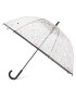 Happy Rain Чадър Long Domeshape Dots & Hearts 40983 Бял - Pepit.bg
