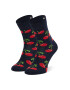 Happy Socks Чорапи дълги детски KCHE01-6501 Черен - Pepit.bg