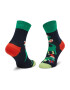 Happy Socks Чорапи дълги детски KJUM01-6300 Тъмносин - Pepit.bg