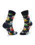 Happy Socks Чорапи дълги детски KLAI01-6500 Тъмносин - Pepit.bg