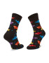 Happy Socks Чорапи дълги детски KSHA01-9300 Черен - Pepit.bg