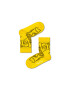 Happy Socks Чорапи дълги детски KSIM01-2200 Жълт - Pepit.bg