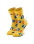 Happy Socks Чорапи дълги детски KTIG01-2200 Жълт - Pepit.bg