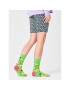 Happy Socks Дълги чорапи unisex BAN01-7000 Зелен - Pepit.bg