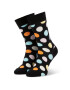 Happy Socks Дълги чорапи unisex BD01-099 Черен - Pepit.bg