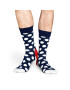 Happy Socks Дълги чорапи unisex BD01-608 Тъмносин - Pepit.bg