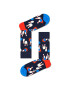 Happy Socks Дълги чорапи unisex BOL01-6500 Тъмносин - Pepit.bg