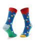 Happy Socks Дълги чорапи unisex BOU01-6300 Син - Pepit.bg