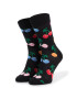 Happy Socks Дълги чорапи unisex CHE01-9002 Черен - Pepit.bg