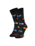 Happy Socks Дълги чорапи unisex CHE01-9050 Черен - Pepit.bg