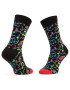 Happy Socks Дълги чорапи unisex CTJ01-9300 Черен - Pepit.bg