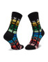 Happy Socks Дълги чорапи unisex DNY01-9300 Черен - Pepit.bg