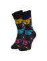 Happy Socks Дълги чорапи unisex DOG01-9050 Черен - Pepit.bg