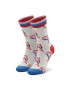 Happy Socks Дълги чорапи unisex DOL01-1300 Бял - Pepit.bg