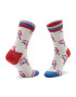 Happy Socks Дълги чорапи unisex DOL01-1300 Бял - Pepit.bg