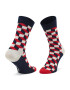 Happy Socks Дълги чорапи unisex FO01-068 Цветен - Pepit.bg