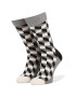 Happy Socks Дълги чорапи unisex FO01-901 Сив - Pepit.bg