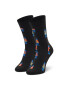 Happy Socks Дълги чорапи unisex LMU01-9300 Черен - Pepit.bg