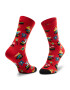 Happy Socks Дълги чорапи unisex MAG01-4300 Червен - Pepit.bg