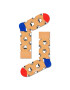 Happy Socks Дълги чорапи unisex MCT01-8300 Кафяв - Pepit.bg