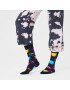 Happy Socks Дълги чорапи unisex MJA01-9050 Черен - Pepit.bg