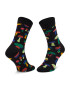 Happy Socks Дълги чорапи unisex MMU01-9300 Черен - Pepit.bg