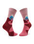 Happy Socks Дълги чорапи unisex MOU01-3300 Розов - Pepit.bg