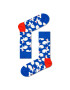 Happy Socks Дълги чорапи unisex P000477 Син - Pepit.bg