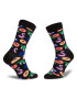 Happy Socks Дълги чорапи unisex PPA01-9300 Черен - Pepit.bg