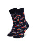 Happy Socks Дълги чорапи unisex RFI01-6500 Черен - Pepit.bg