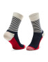 Happy Socks Дълги чорапи unisex SH01-068 Тъмносин - Pepit.bg